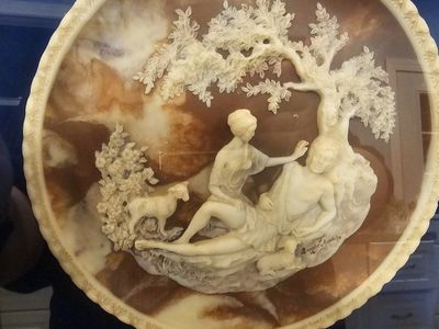 "A Thing of Beauty is a Joy Forever" ceramic plate by Gayle Appleby