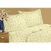 Floral King Size Flat & Fitted Sheet Set with Pillowcases Jersey Knit