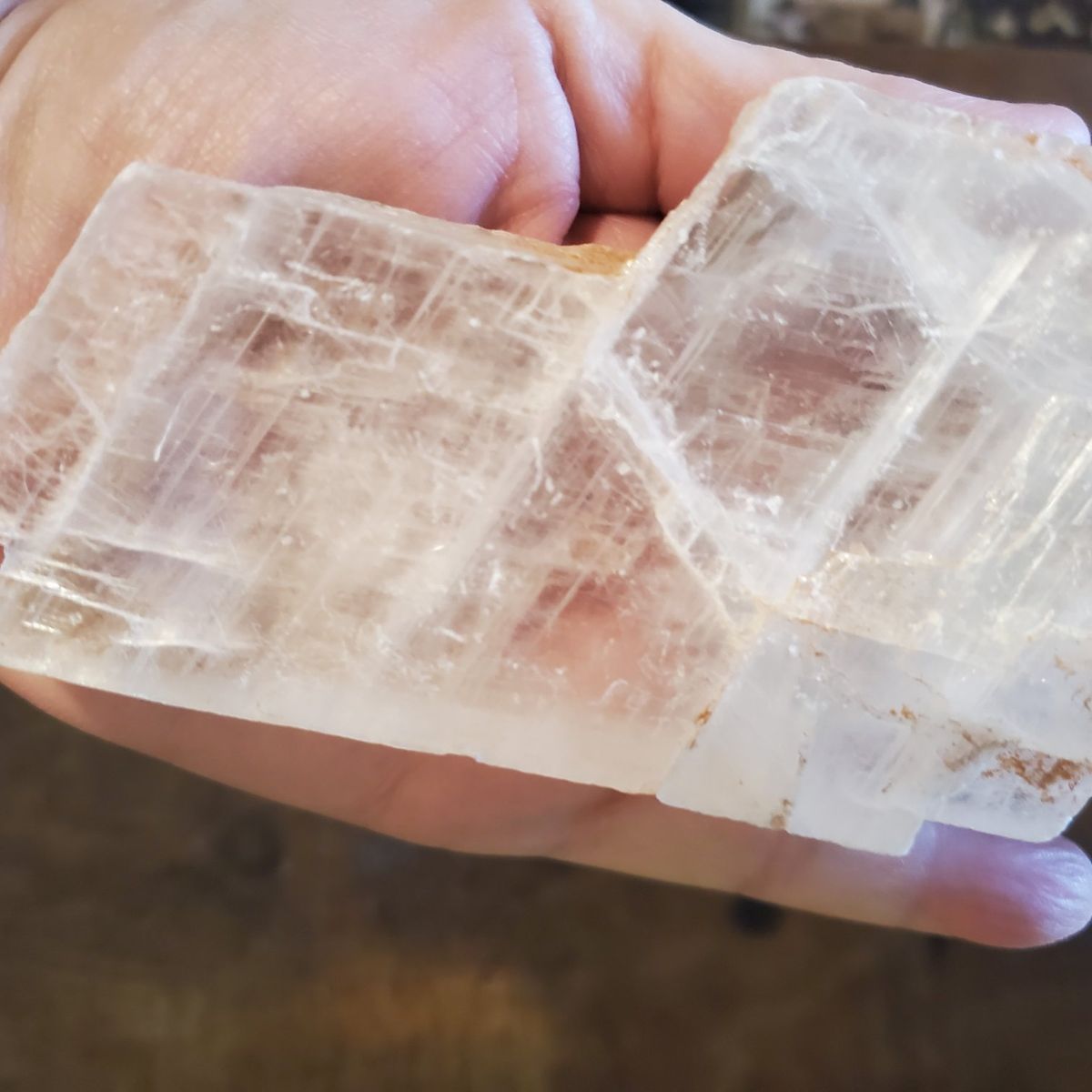 Abstract Natural Selenite Piece