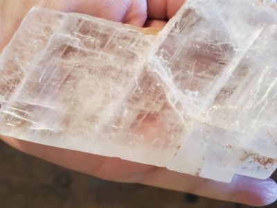 Abstract Natural Selenite Piece