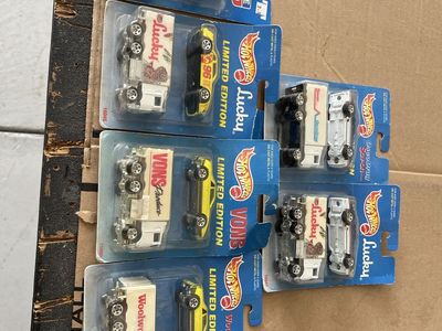 Hot Wheels Limited Edition Vons, Lucky, Rite Aid, Woolworth's Truck & Car Set - 6 Pack
