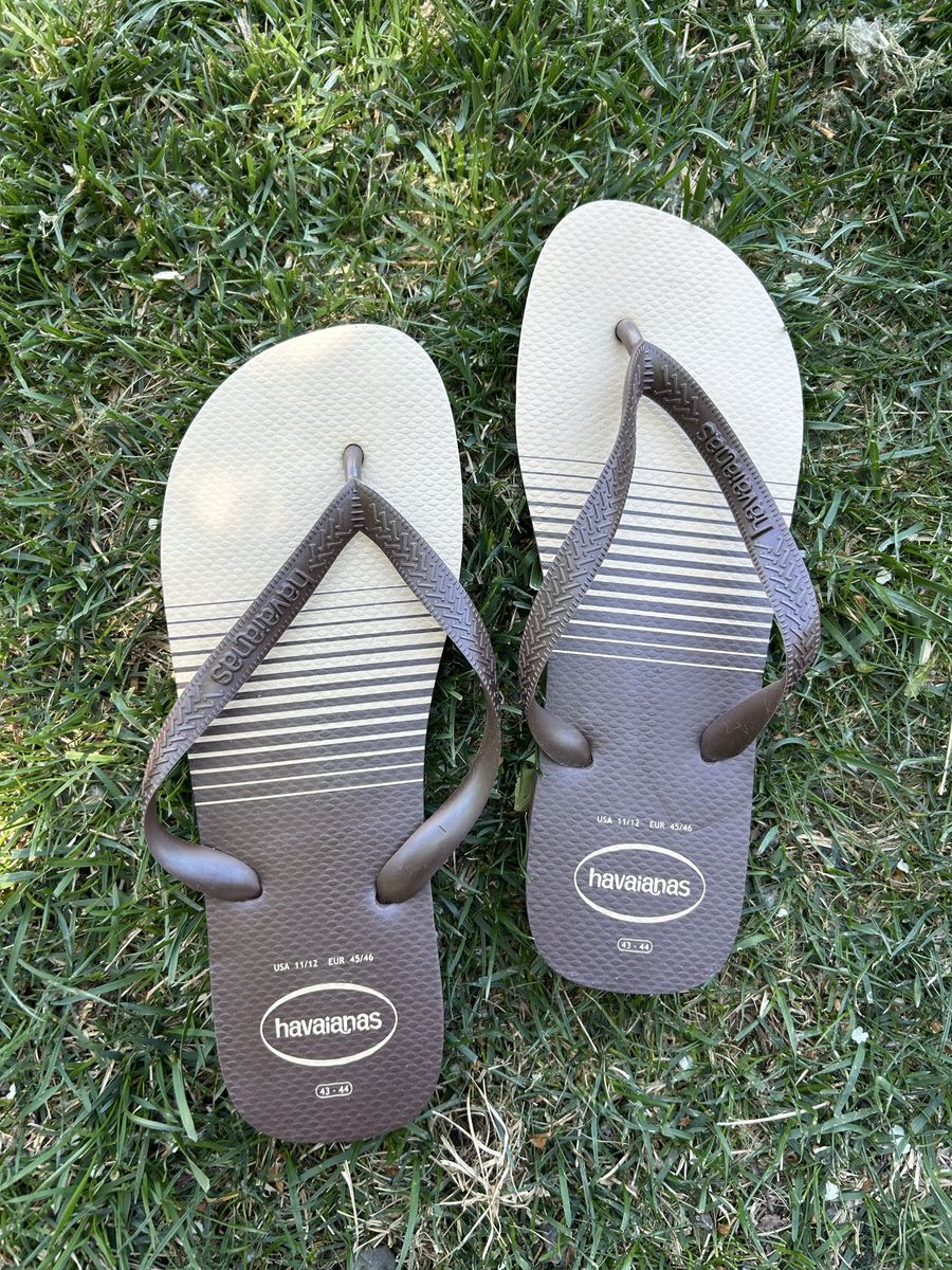 New Havaianas Men’s 11 12 brown flip flop
