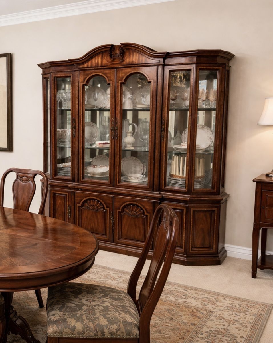 Bernhardt Solid Wood China Cabinet / Hutch