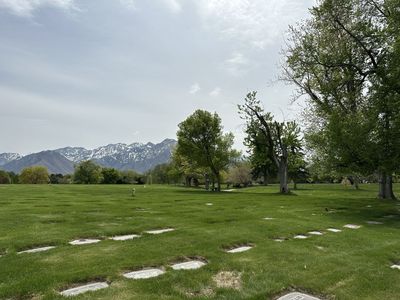 Burial plot at Wasatch lawn memorial park Murray.
