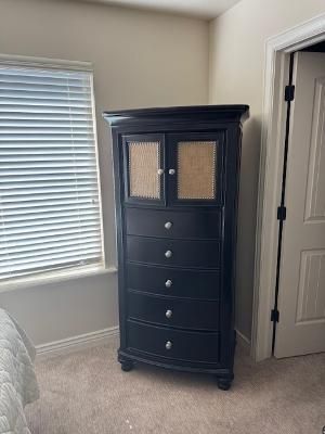 standing jewelry armoire