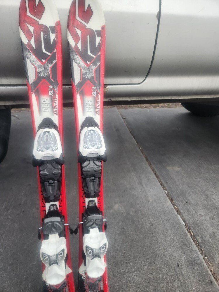 K2 AMP JSL 14 DH Ski with Marker Binding Red 88cm