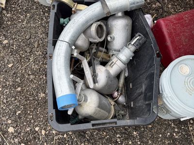 Assorted Irrigation Pipe Fittings, Valves, and Aluminum Connectors Lot