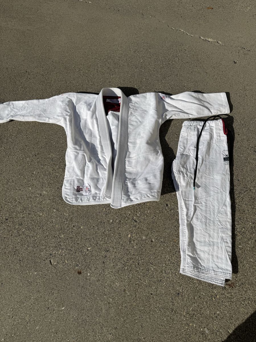 93 Brand X BJJ Gi - Adult Size AOH - White Brazilian Jiu-Jitsu Uniform