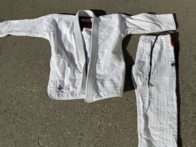 93 Brand X BJJ Gi - Adult Size AOH - White Brazilian Jiu-Jitsu Uniform
