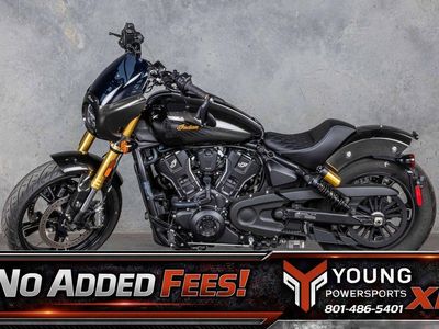 2026 Indian Motorcycle® 101 Scout® Black Crystal with Super Graphite