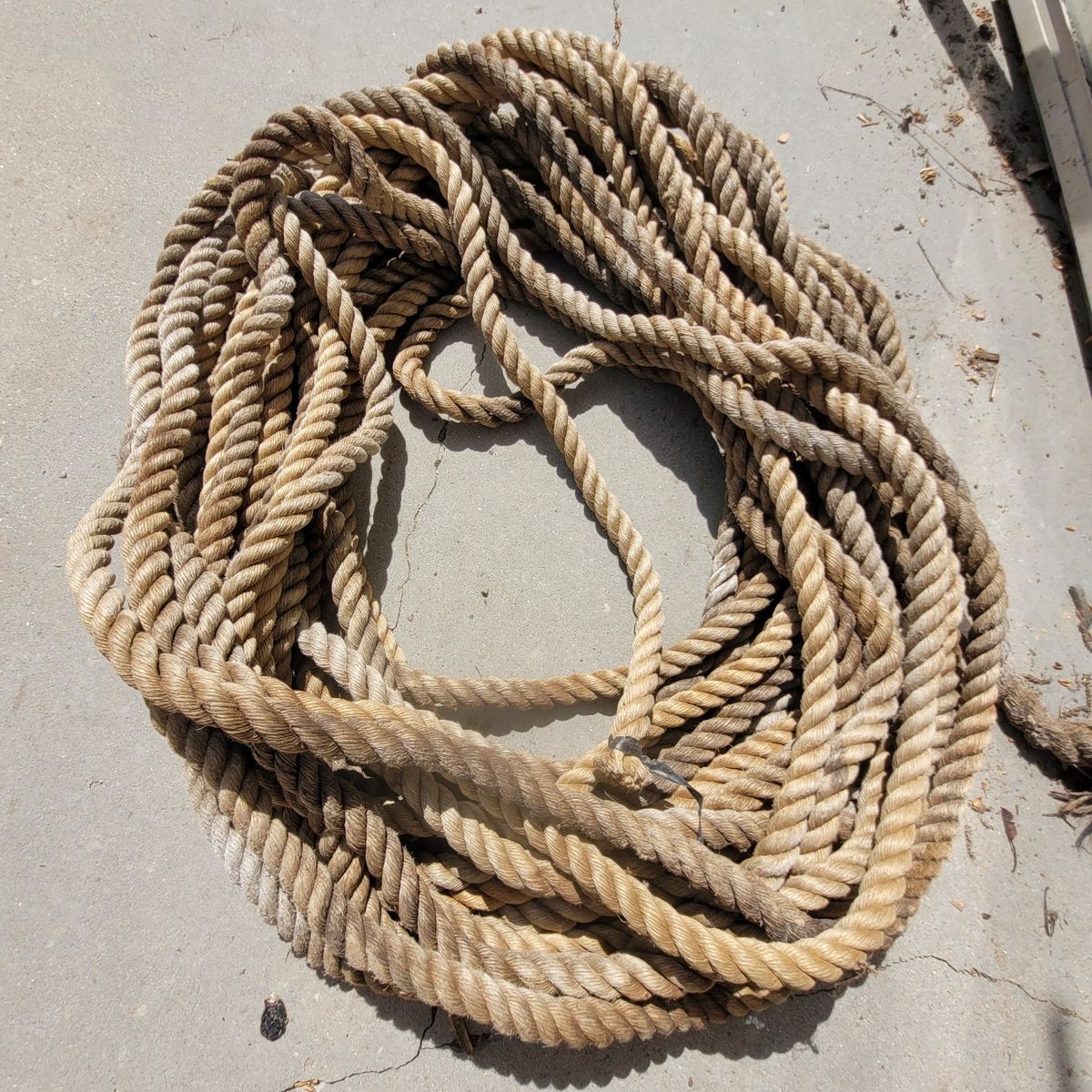 1" Hemp Rope 190ft