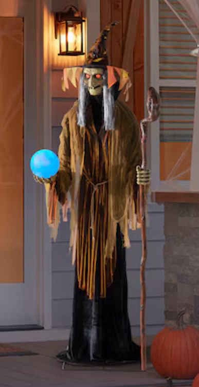Halloween Animatronic Witch 7ft