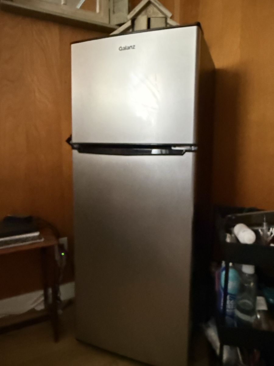 Galanz Stainless Steel Top-Freezer Refrigerator