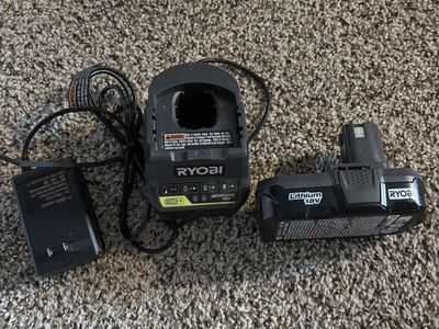 Ryobi 18V Battery and Charger