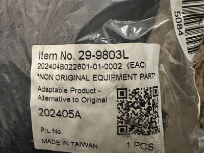 29-9803L Passenger-Side Bumper End