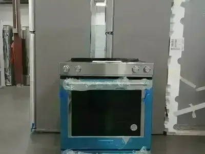 NEW KITCHENAID STAINLESS ELECTRIC SLIDE IN RANGE