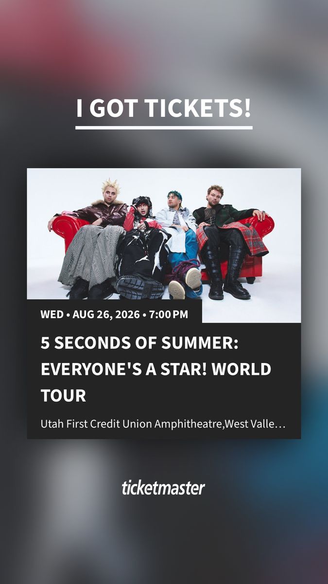 5 Seconds of Summer Lawn Tickets