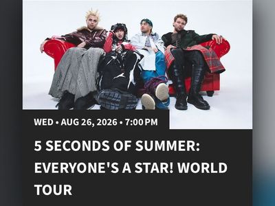 5 Seconds of Summer Lawn Tickets