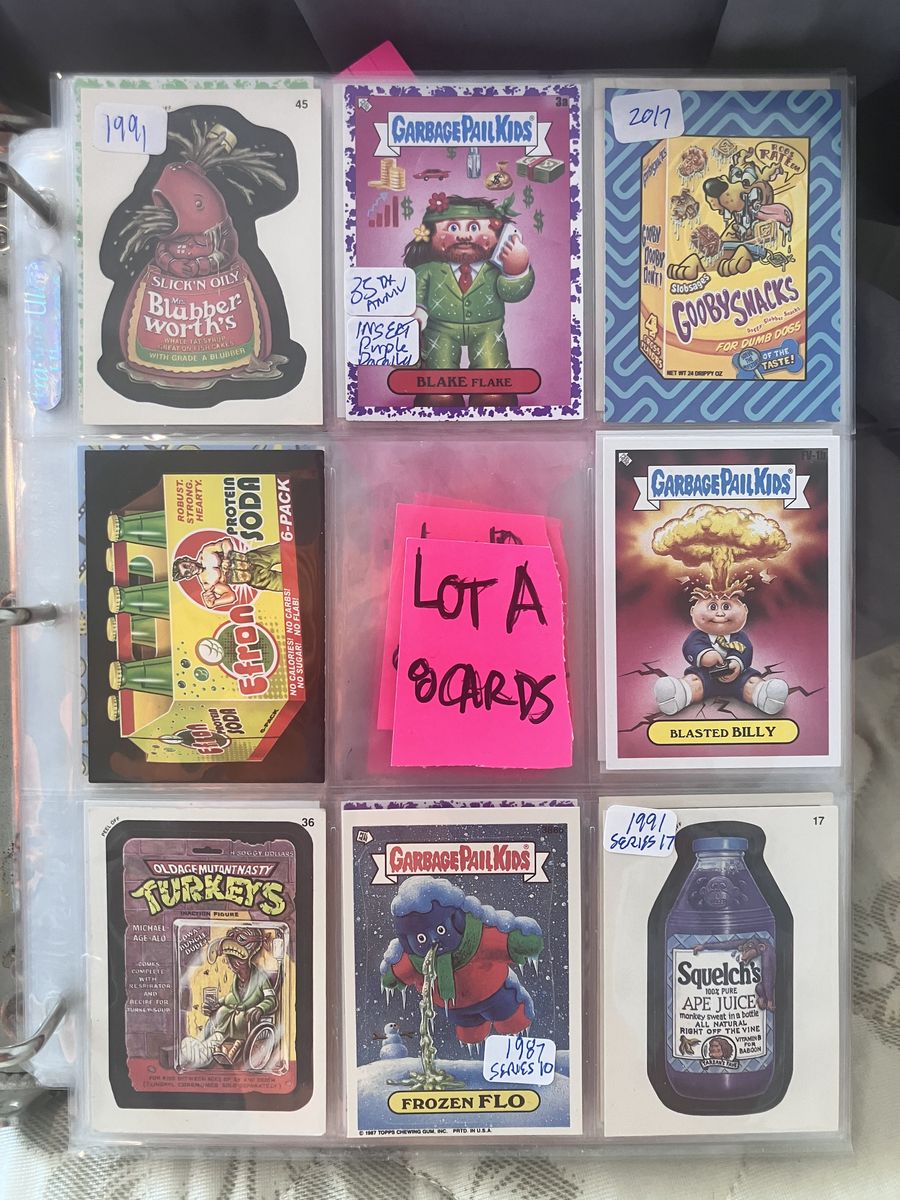 Non Sports Cards Wacky Packages & Garbage pail Kids LOT A-Z