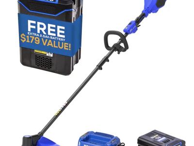 Kobalt 80V Max String Trimmer 17” w/ 2 Batteries
