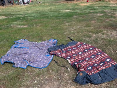 2 Cal Ranch horse blankets
