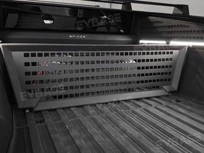 Tesla cybertruck L track bed divider accessory