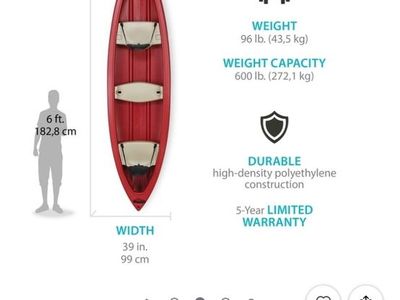 New Lifetime canoe