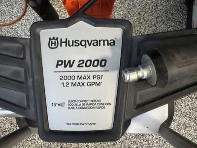 Husqvarna PW2000 Electric Pressure Washer – Good working Condition