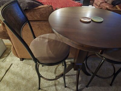 Pub table and chairs