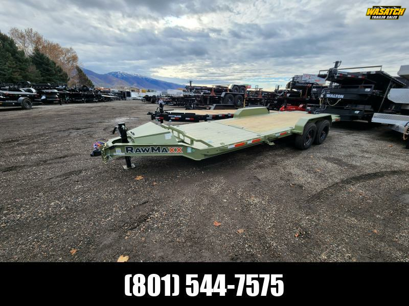 2026 RawMaxx 22' G7X Gravity Tilt Flatbed Trailer
