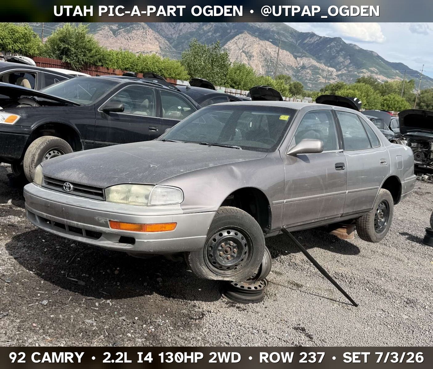 1992 Toyota Camry Parts - UTPAP Ogden
