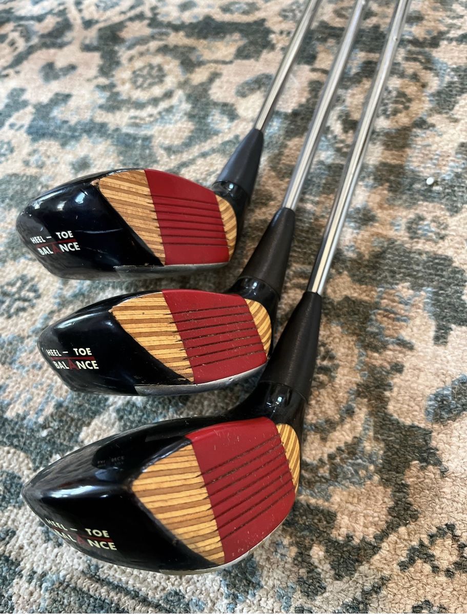 Ping Karsten-II Wood Set -  1, 3, 4 Heel-Toe Balance Golf Clubs 