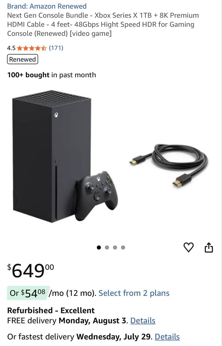 Xbox Series X 1T, Pro Controller, Xbox Wireless Headset, 1T External Storage
