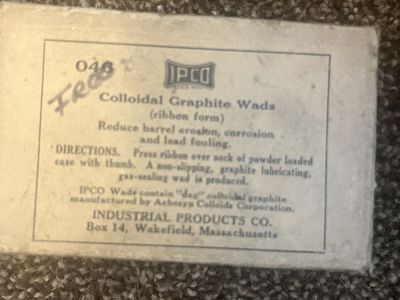 Colloidal Graphite Wads