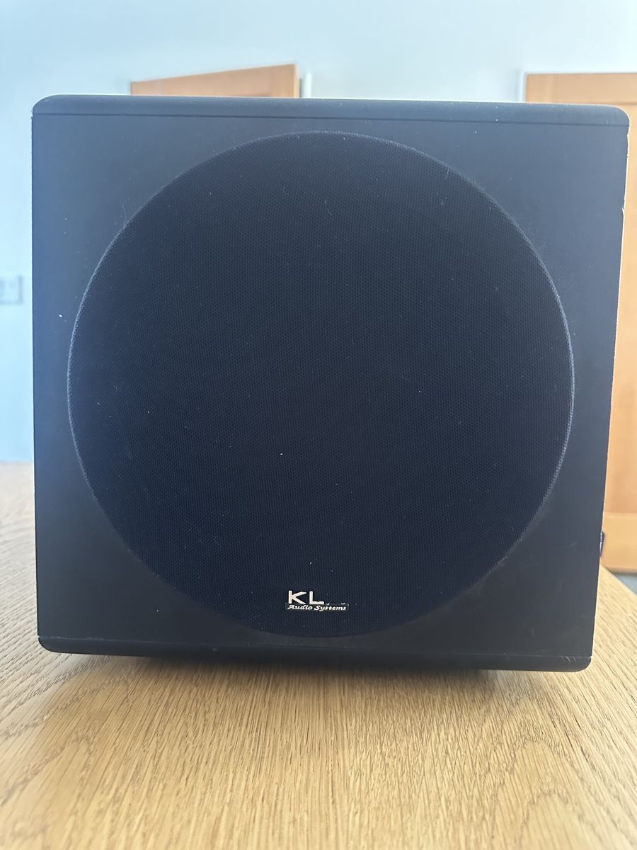 KLH powered subwoofer and 3 Sony speakers - tested and working