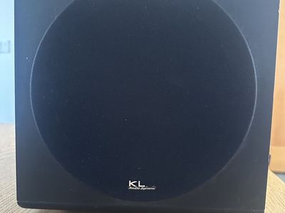 KLH powered subwoofer and 3 Sony speakers - tested and working