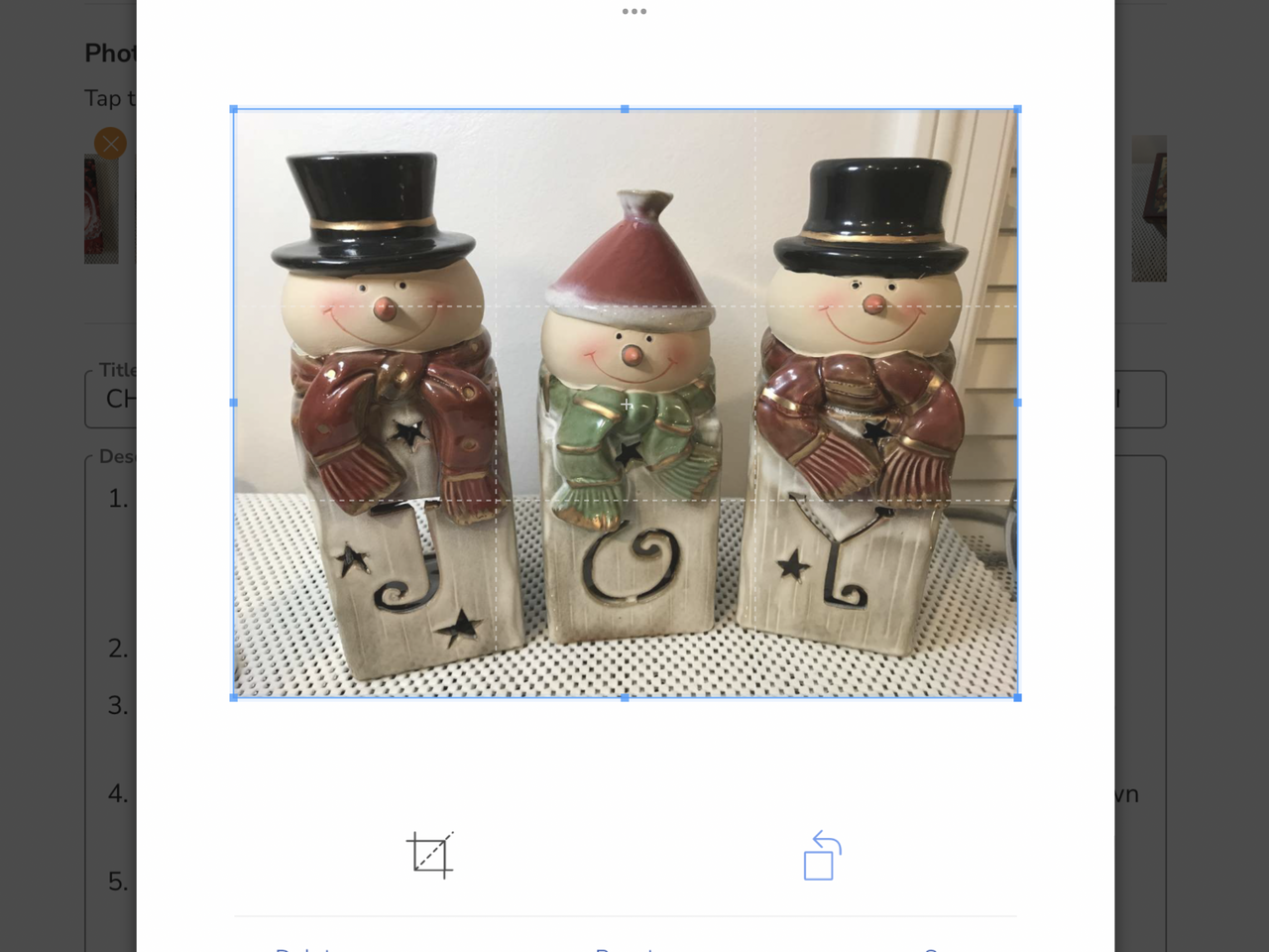 Snowmen JOY Tea Light Tabletop Decor. Or Holiday Cheer 3pc Frame Set