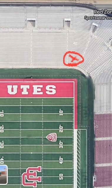 Utah Football Season Tickets N26 Row 7