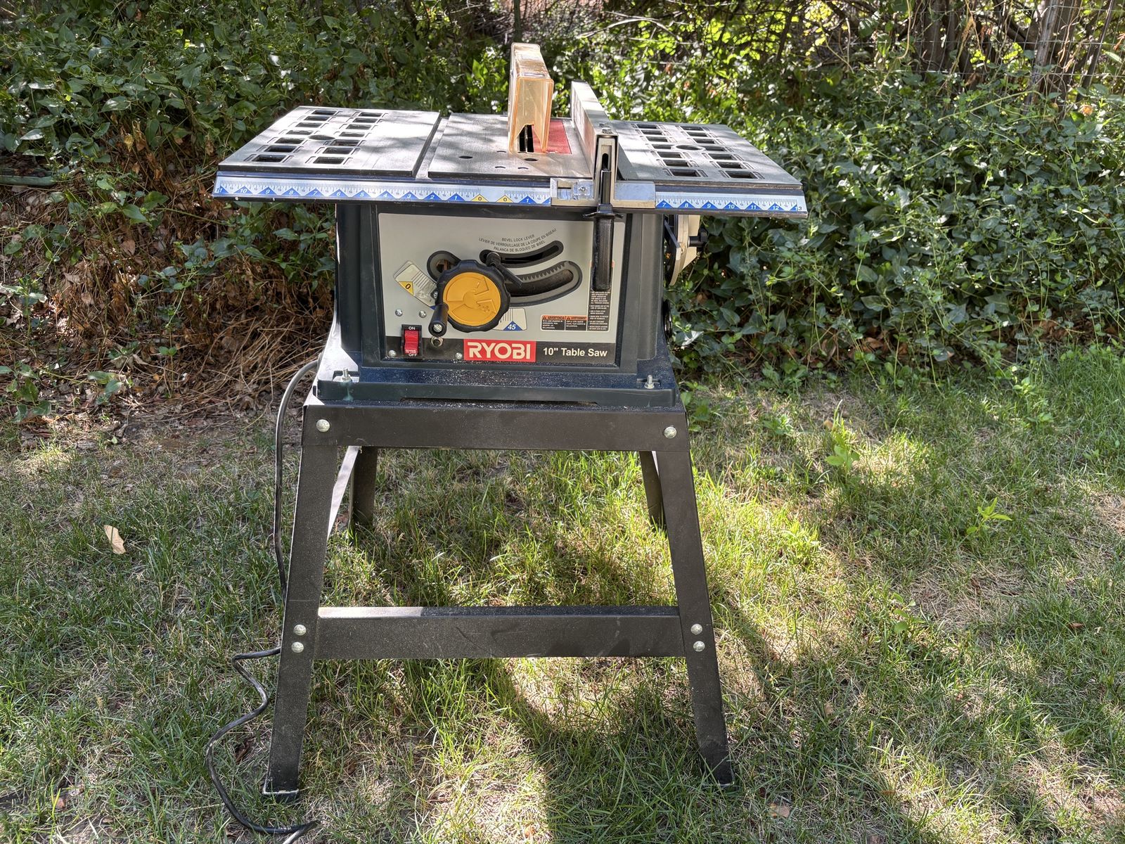 Ryobi 10" Table Saw with Stand