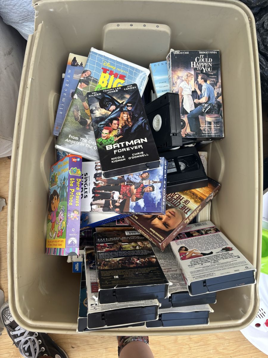 VHS tapes