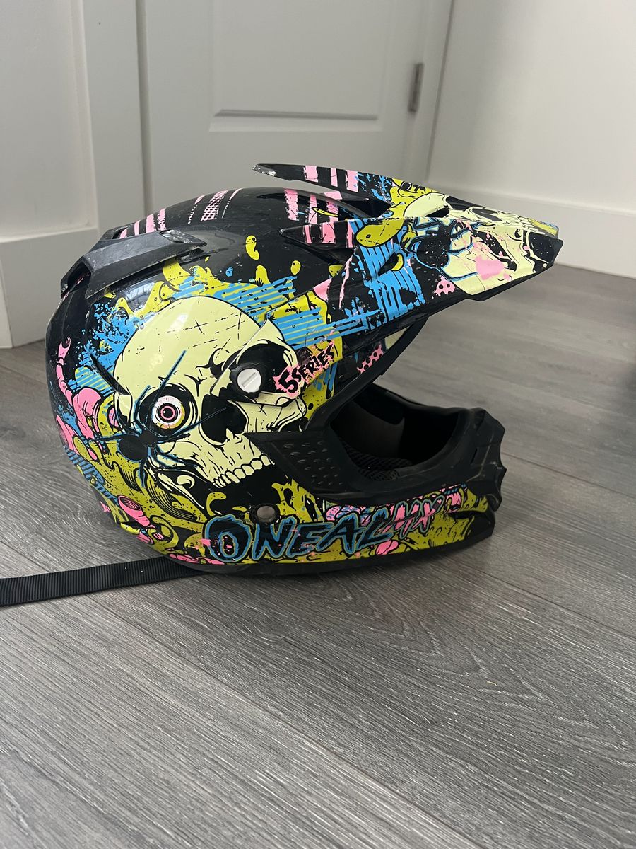 O'Neal 5Series Creepshow Youth Motocross Helmet - Size Youth Medium