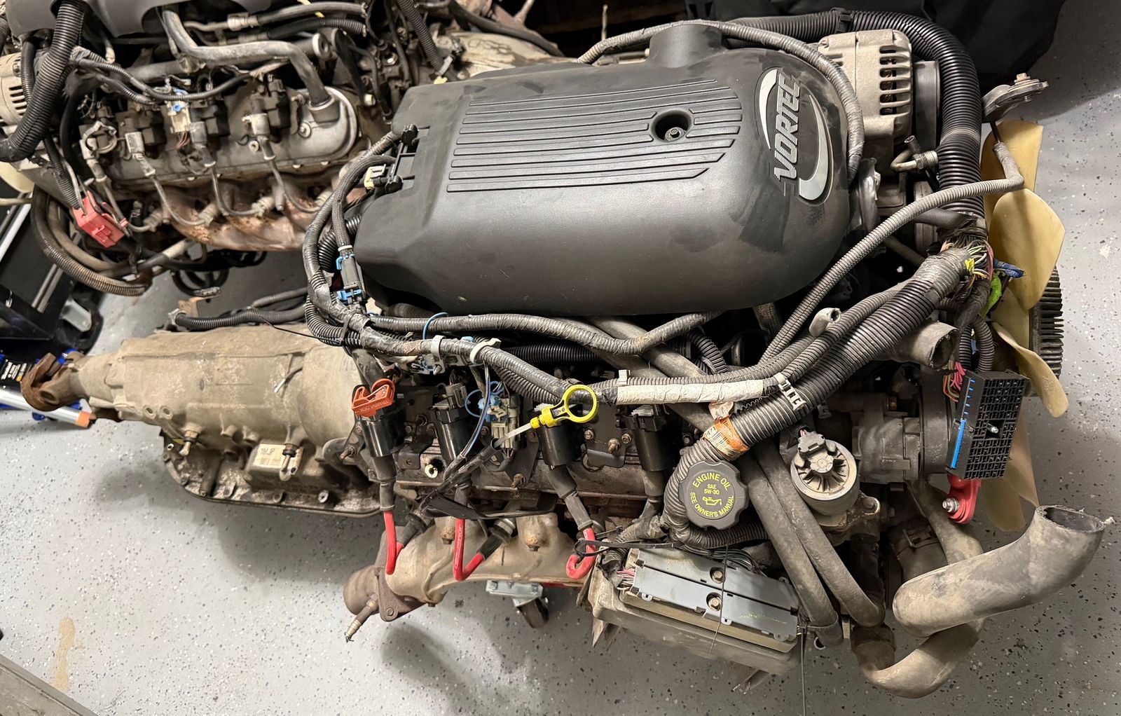 2002 6.0L LS LQ4 Engine + 4L80E Transmission Swap – Complete