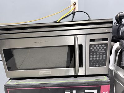 Over the range, microwave, stainless steel
