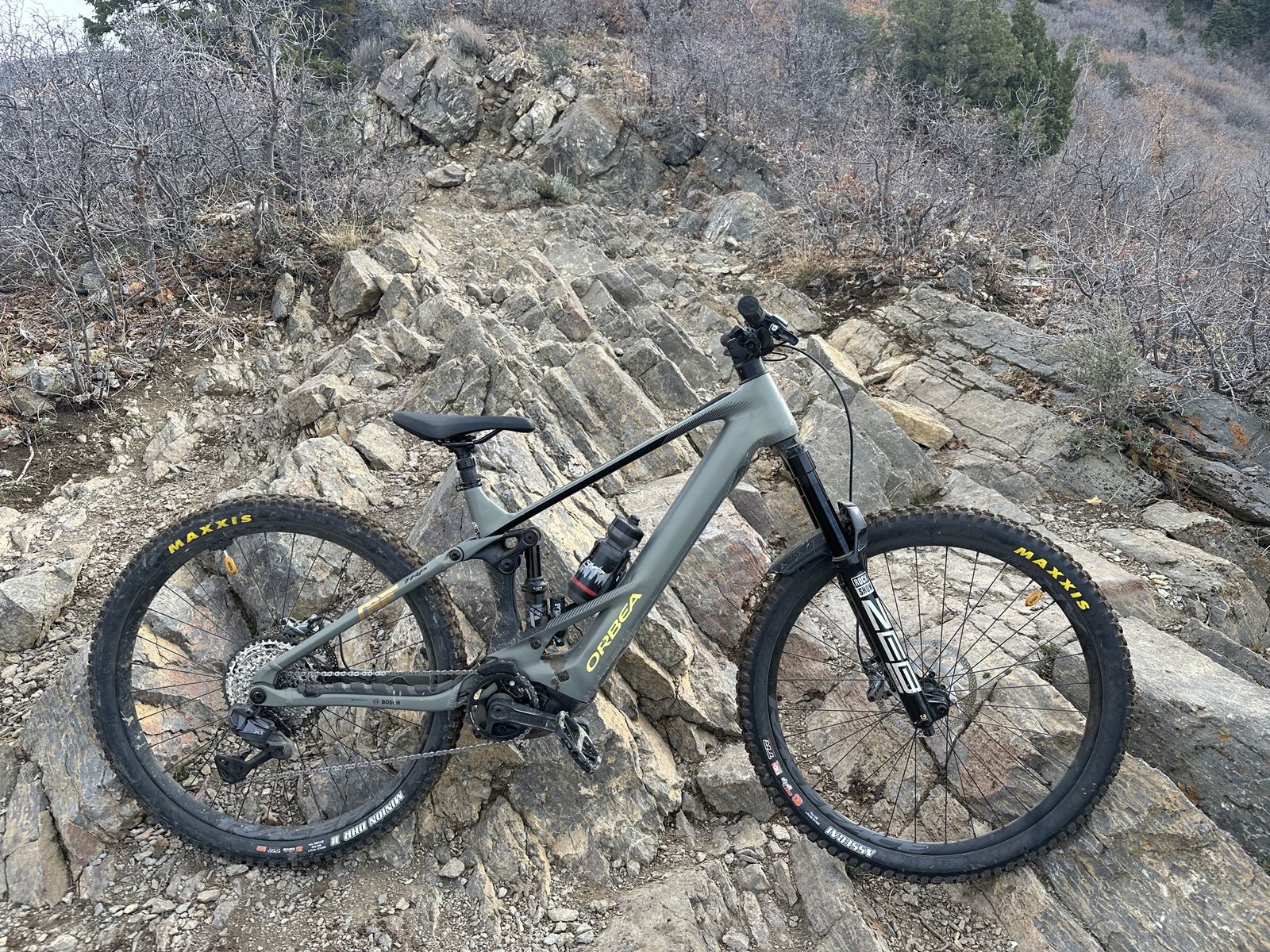 2026 Orbea Wild Large Alloy E-Mountain Bike w/ Bosch Gen 5, New ZEB SELECT & XT Brakes