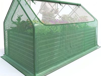 Quictent Large Raised Garden Bed with Cover raised galvanized planter NEW