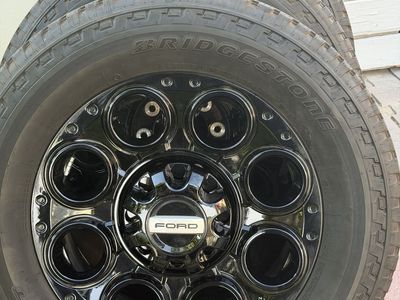 Brand new 2026 Ford f350 wheels and tires