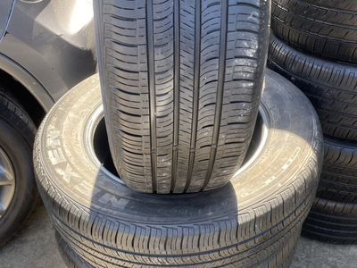 4 TIRES NEXEN P225-65-17 NPRIZ AH5 75% TREAD GOOD