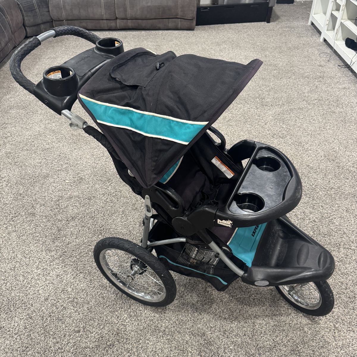 Baby Trend Jogging Stroller Works Great