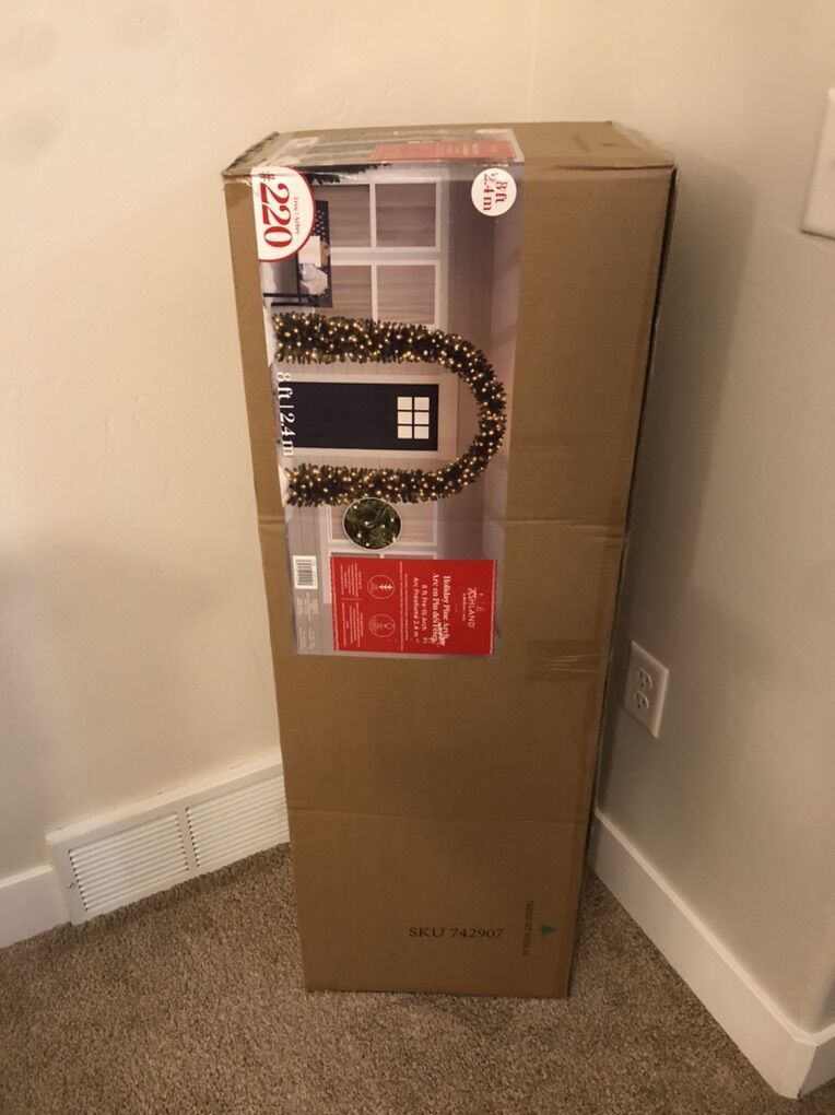 New 8Ft Christmas Arch