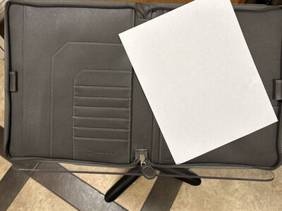 Franklin Planner Monarch Leather Zipper Folio